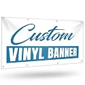 Custom Vinyl Banners and Signs Customize for Business Outdoor, Personalized Banner Customize with Logo Text for Party Birthday, Customized Banner Decoration for Graduation Wedding Event 1'x4'