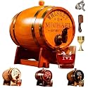 Custom Wooden Whiskey Barrel,3 Liter Oak Barrel for Aging Bourbon