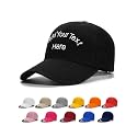 Custom4U Custom Embroidered Baseball Cap Trucker Hat Men Women Text/Logo