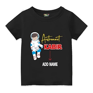 Customised Astronaut Theme T Shirt Birthday Decoration