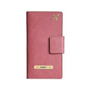 Customized Travel Wallet with Name Engrave