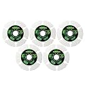 Cut Off Wheel for Wood Laminate Plastic - 5pcs 2 inch/50mm Wood Cutting Disc Arbor 3/8 in(10mm) Tungsten Carbide Cutting Blade for Rubber Plastic