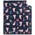 Cute Axololts Throw Blanket - ​Super Soft Flannel Fleece Blanket for Gifts, Plush Lightweight Fuzzy Cozy Blanket Microfiber for Couch Sofa Bed All Season XS 40"x30" for Pets