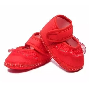 Cute Baby Girl Sandals Soft Cotton Booties