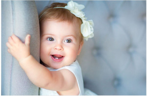 cute baby poster new born kid smiling baby wall poster with gum strip paper print
