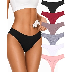 CUTE BYTE Cotton Thongs for Women 6
