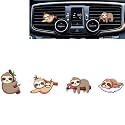 Cute Car Air Freshener Clips,Sloth Car Vent Clip,Car Air Conditioner Clip,Auto Vent Decoration Accessories,Automotive Interior Decoration Gifts for Men/Women