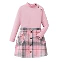 YOURUIKEY Girls Plaid Skirt Set Fall Winter Clothes 2 Piece Outfits 8-12Y