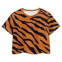 Cute Crop Tops for Girls Short Sleeve Summer T Shirts Fashion Graphic Tees Crew Neck Pullover Tee 5-14 Years