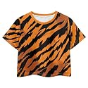 Cute Crop Tops for Girls Short Sleeve Summer T Shirts Fashion Graphic Tees Crew Neck Pullover Tee 5-14 Years