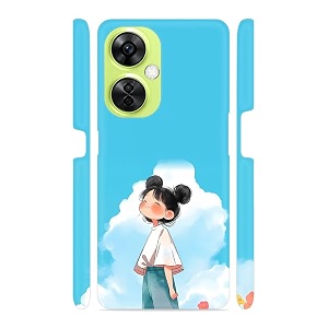 Cute Girl Anime Designer Printed Hard Back