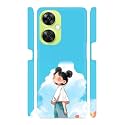 Cute Girl Anime Designer Printed Hard Back