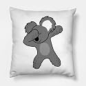 CRAFT MANIACS Cute Koala Cartoon Pun 16 * 16 Pillow with Filler Inside Best Gift for Kids &amp; Adults Who Loves Koala Bears (Koala DABS)