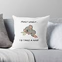 CRAFT MANIACS Cute Koala Cartoon Pun 16 * 16 Pillow with Filler Inside Best Gift for Kids &amp; Adults Who Loves Koala Bears (Most Likely Taking A NAP)