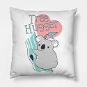 CRAFT MANIACS Cute Koala Cartoon Pun 16 * 16 Pillow with Filler Inside Best Gift for Kids &amp; Adults Who Loves Koala Bears (Tree Hugger)