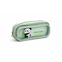 Cute Pencil Pouch for Kids &amp; Students | Large Capacity Transparent Pencil Case with Dual Zipper | Water Resistant School Stationery Organizer (Green)
