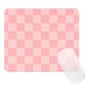 Cute Pink Mouse Pad,Retro Checkered Pattern Mousepad,Square Aesthetic Plaid Waterproof Grid Mouse Mat Design, Non-Slip Rubber Base Computer Funny Boho Small Mouse Pads, Desk Accessories