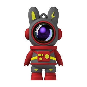 cute space rabbit usb flash drive thumb drive waterproof usb 20 memory stick small size usb drive gift 128g red