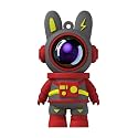 Cute Space Rabbit USB Flash Drive, Thumb Drive Waterproof USB 2.0 Memory Stick Small Size USB Drive Gift (128G, Red)