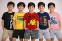 CUTE TREND Boys Printed Pure Cotton Regular