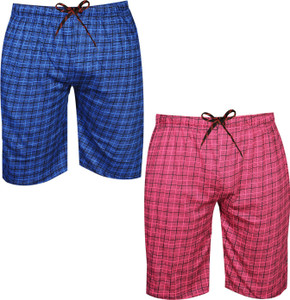cute trend short for boys casual printed pure cotton multicolor pack of 2