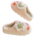 Cute Women's Star Plush Slippers - Warm Indoor &amp; Outdoor Slippers
