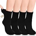 Cutecrop 4 Pairs Alpaca Wool Diabetic Sock