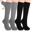 Cutecrop 4 Pairs Alpaca Wool Diabetic Sock