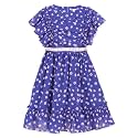 Cutecumber Girls Georgette Floral Printed Fit amp