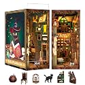 Cutefun Book Nook Kit, DIY Miniature Dollhouse Booknook for Adults