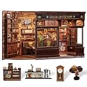 Cutefun Book Nook Kits for Adults - DIY Miniature Dollhouse Kit Coffee Shop