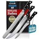 Cutluxe Butcher Knife Set, Brisket, Breaking &amp; Boning Knife for Meat