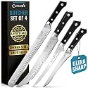 Cutluxe Butcher Knife Set - 12" Brisket, 6" Boning &amp; 7" Fillet for Fish