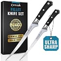 Cutluxe Fillet Knife Set, 7" & 9" Fish Knives for Filleting Fish & Meat