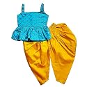 Peplum Dhoti Set For Girls