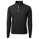 Cutter &amp; Buck Men's Adapt Eco Knit Hybrid Recycled Mens Quarter Zip