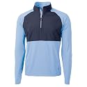 Cutter &amp; Buck Men's Adapt Eco Knit Hybrid Recycled Mens Quarter Zip