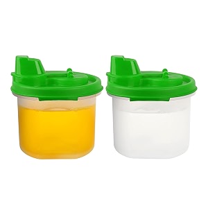 cutting edge 250 ml smart slim oil dispenser airtight green set of 2