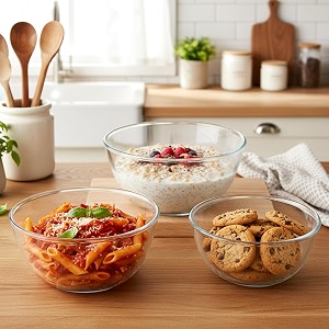 cutting edge 1600 ml amp 1100 ml amp 800 ml borosilicate glass mixing bowls set of 3