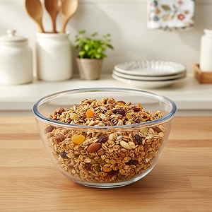 cutting edge 500 ml borosilicate glass mixing bowl set of 1