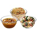 Cutting EDGE 500 ml Borosilicate Glass Mixing Bowl (Set of 3)