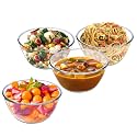 Cutting EDGE 500 ml Borosilicate Glass Mixing Bowl (Set of 4)