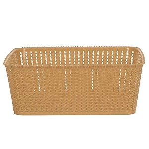 cutting edge essentials woven storage basket medium beige set of 1
