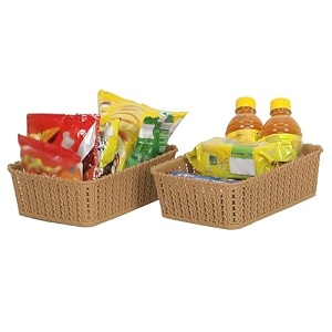 cutting edge essentials woven storage basket small beige set of 2