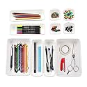 Cutting EDGE Interlocking Drawer Organizer (Set of 10, White)