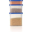 Cutting EDGE Anti-Bacterial Modular Container Black Lid (Set Of 6)