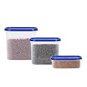Cutting EDGE Anti-Bacterial Modular Container Black Lid (Set Of 6)