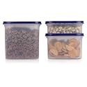 Cutting EDGE Anti-Bacterial Modular Container Blue Lid (Set Of 3)