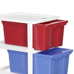 cutting edge 2 layer modular drawer storage set xl multicolor