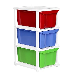 cutting edge 3 layer modular drawer storage set xl multicolor